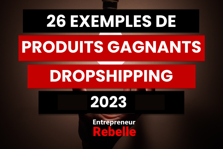 26 Exemples de produit gagnant Dropshipping 2024